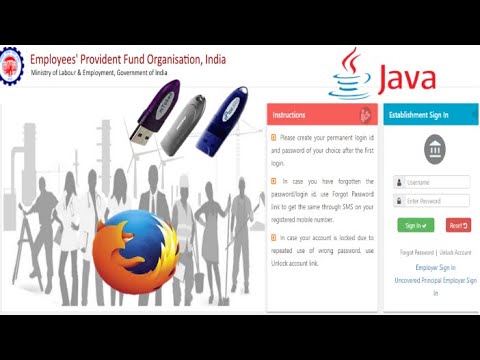 Java and Mozilla Firefox error on EPFO unified portal approvals