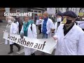 🚨😷 C-Demo Freiburg: &quot;Ärzte stehen auf&quot; - Warum Ärzte auf die Straße gehen - mit Interview