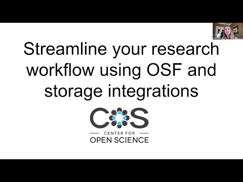 Streamline your research workflow using OSF and storage integrations