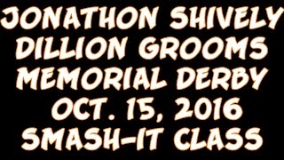 Adams County, Ohio Memorial Derby Oct 15 2016 Smash It