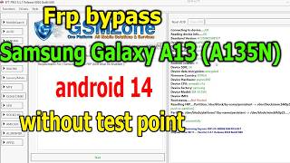 FRP Bypass Google Account Lock Samsung Galaxy A13 (A135N) with Eft pro
