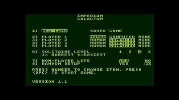 Imperium Galactum for the Atari 8-bit family
