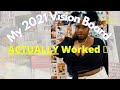 How many things on my vision board came true?? How to prepare for 2022 // Vision Board success story