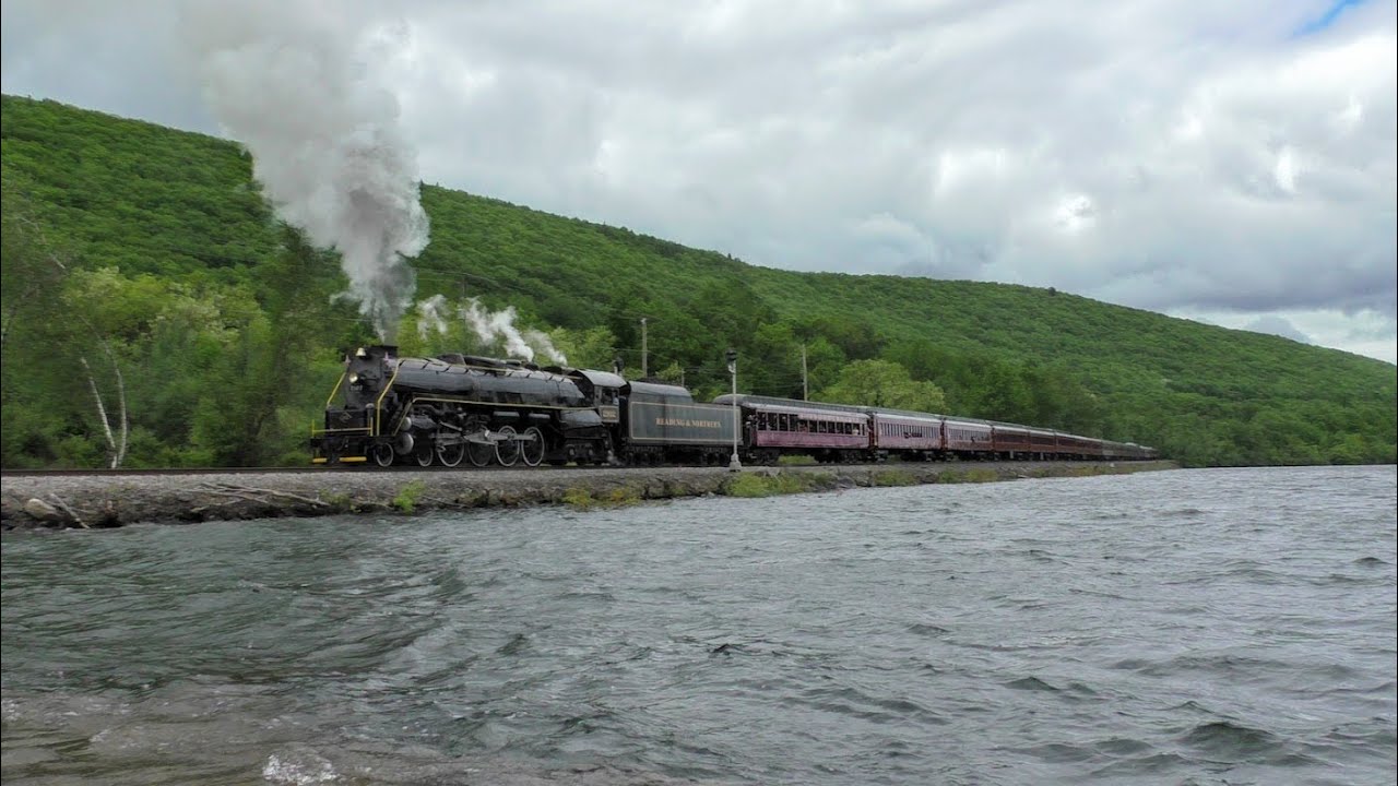 T-1 2102 Thunders Down the Reading and Northern Main Line - 5/24/2025