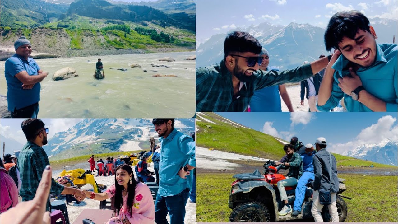 Baraf me masti 😂 || with friends || Rohtang || Omnimmy || Newvlog