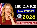 2026 RANDOM 100 civics questions and answers - U.S. citizenship interview, N400 Interview #n400