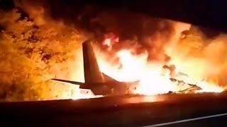 Plane crash in Ukraine kills 22