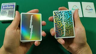 Deck Review - Spiral Holographic Fontaine playing cards screenshot 1