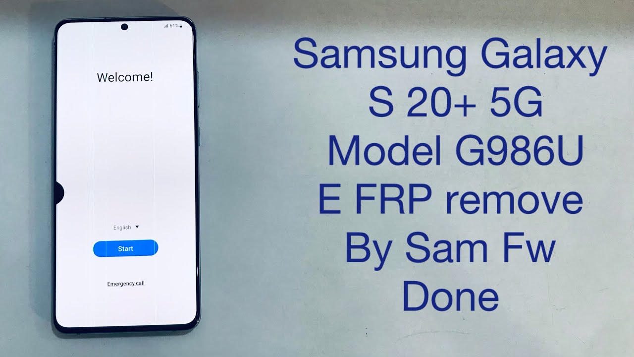 Samsung Galaxy S20 plus 5G model SM-G986U e frp bypass android 13 by Sam Fw Done
