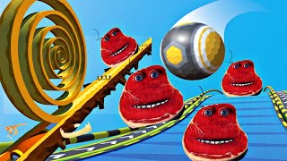 Ei Ei Ei Im On Vacation. Satisfying Mobile Games. Spiral Roll VS Ball Rolling Game | Gameplay screenshot 2