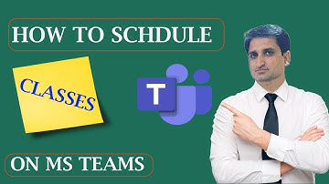 How to Schedule PGC Online Classes on Microsoft Teams.