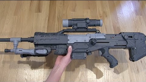 Halo Sniper Rifle Nerf Replica Modification Overview