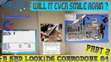 Can we make this sad looking Commodore 64 breadbin happy again ?