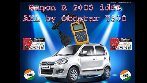 Wagon R 2008 AKL by Obdstar T300, car key makers in Khammam