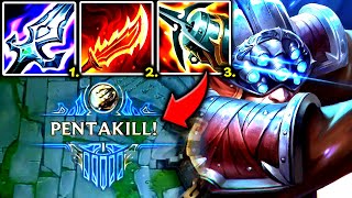 MASTER YI TOP IS LITERALLY A 1V9 PENTA KILL MACHINE (AWESOME)  S14 Master Yi TOP Gameplay Guide