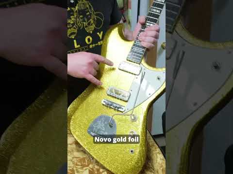 Just in: this Novo Guitars Voltur in “Your Gold Dress Sparkle” ??? #guitar #guitarist