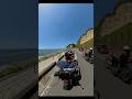 Ocean Highway 134 in Kamakura, Japan on our Harley Chopper 🔥💪🏼