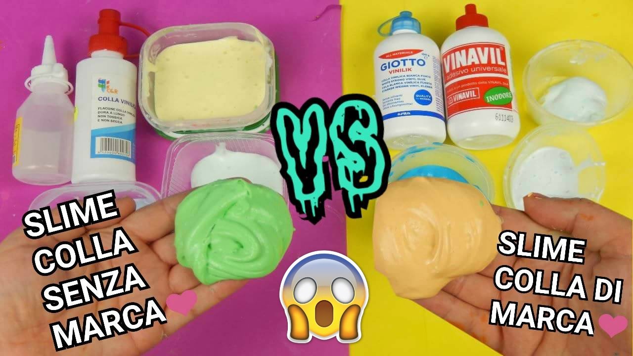 Slime Con Colla Di Marca Contro Slime Colla Non Di Marcaqual E Meglio Iolanda Sweets