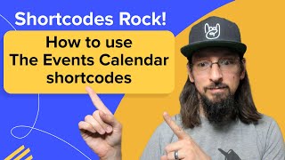 using shortcodes with the events calendar