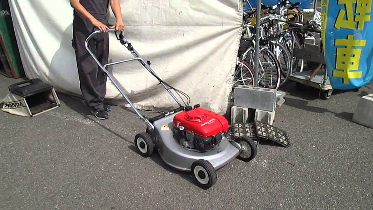 HONDA ホンダ 自走式歩行型 HRA215 草刈機 芝刈機 自走式芝刈機 ホンダ 自走式エンジン芝刈機 HRA215 - YouTube