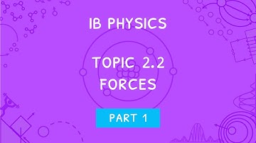 IB Physics Topic 2.2 (Part 1): Forces, Free Body Diagrams, and Newton