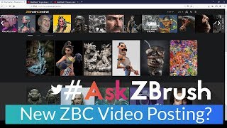 #AskZBrush: “How can I post a video on the New ZBrushCentral?”