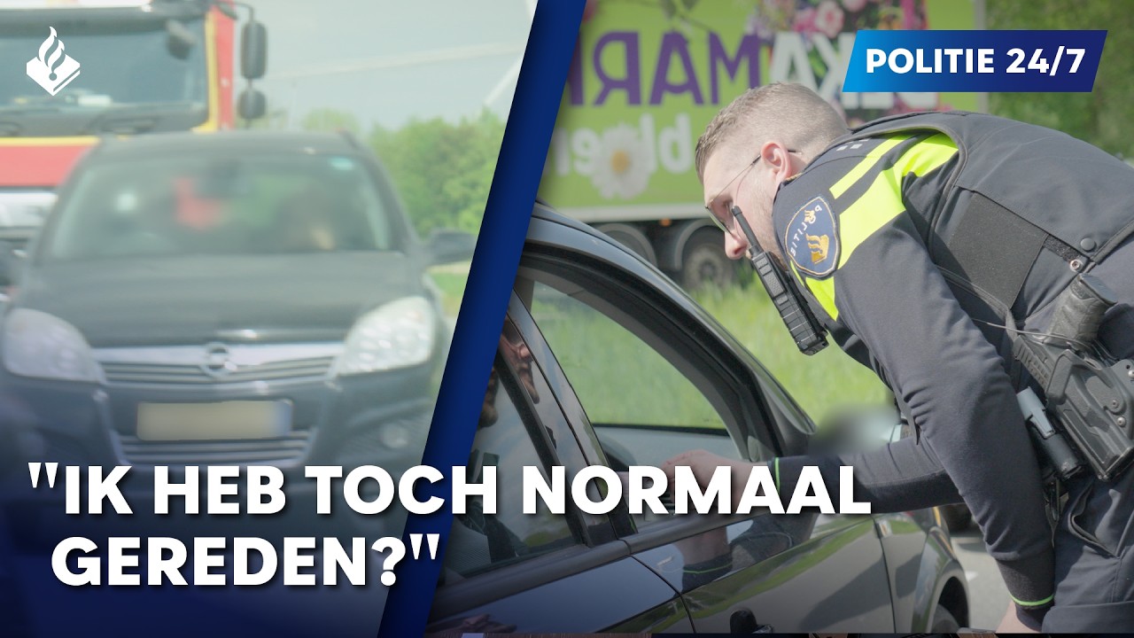 Politie 24/7 l Afgeleid in het verkeer