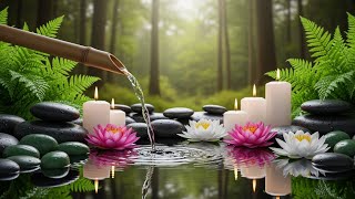 Relaxing Spa Piano + Bamboo Water Sounds 🌿 Deep Healing to Release Stress, Worry Emotional Fatigue