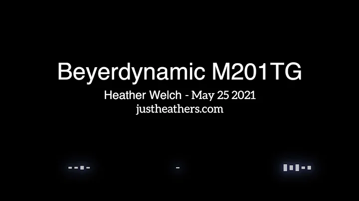 Beyerdynamic M201TG - Raw Spoken Word Audio Sample...