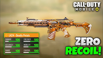 This "0 RECOIL" LK24 Gunsmith Attachments! its BROKEN in COD Mobile Season 1 2025 (Best Setup)