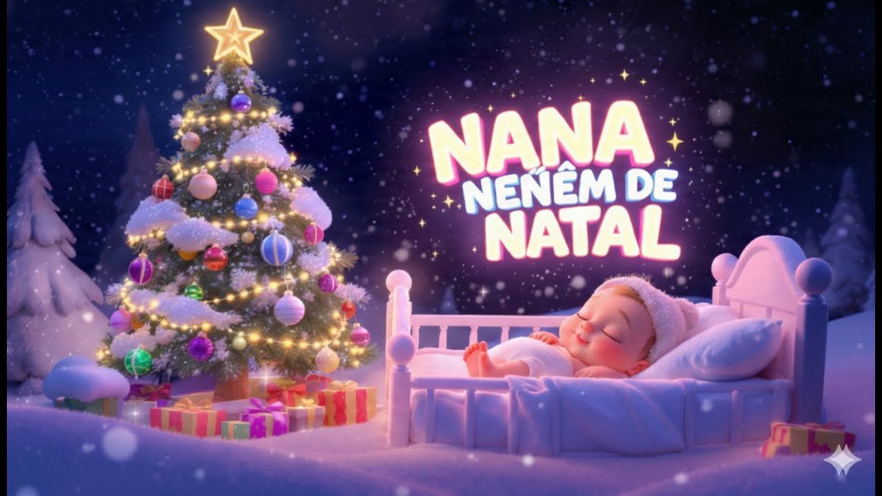 🌙✨ Nana Neném de Natal – 15 Min | Música Suave Para Dormir 🎄❄️