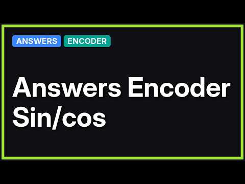 How does sin/cos encoder increase the resolution of an incremental encoder? (2 Solutions!!)