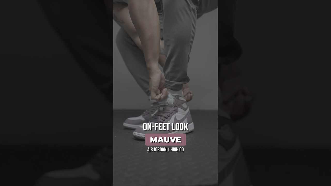 Step into the spotlight with the Air Jordan 1 High OG “Mauve” a sneaker that’s sure to turn heads