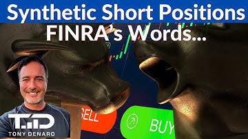 Did FINRA admit existence of Synthetic Short Positions! Regulatory Notice 21-19