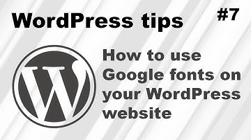 How to use Google fonts on your WordPress website (without a plugin!)