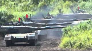 [20100826]陸自x総火演x15:対空火力 87式自走高射機関砲-FIRE-