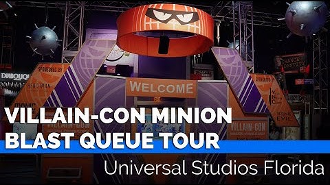 Villain-Con Minion Blast Queue Tour | Universal Studios Florida
