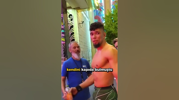 Kazandığı Gibi Kovulan Dövüşçü (@UFC)