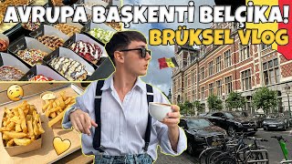 BRÜKSEL VLOG! Belçika Brüksel'de Gezilecek Yerler, Brüksel'de Ne Yenir? Brüksel Gezi, Belçika Waffle