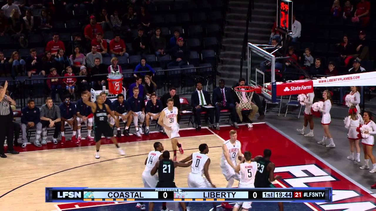 Liberty Men's Basketball vs Coastal Game Recap YouTube