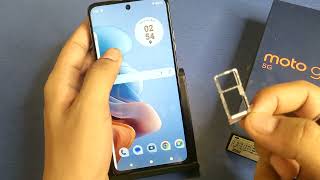 MOTO G45 5G: Insert Sim Card || How To Insert Sim Card On Moto G45 5G