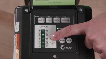 Using the Onboard Keypad and Integrated Clock to run the VGreen® motor