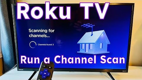Roku Smart TV - Voer een automatisch kanaalscanprogramma uit voor over-the-air tv-antennekanalen ...