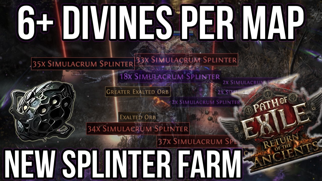 90 Divines in 15 Maps with just Splinters - New Delirium Farming Strategy - POE2 0.5