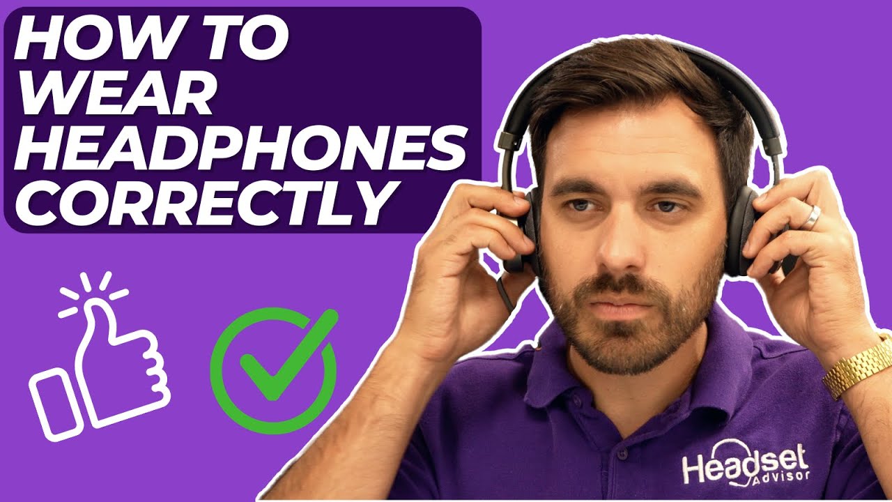 How To Wear Headphones Correctly Youtube