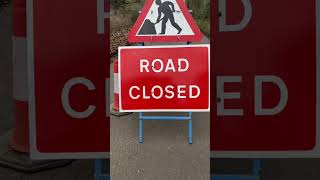 How To Understand Road Is Closed By Finding A Closure Sign While Walking Step By Step