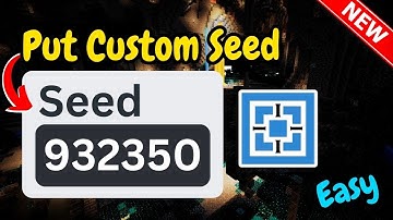 How To Put Custom Seed In Aternos (2025)