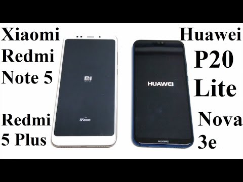 Huawei P20 Lite (Nova 3e) vs Xiaomi Redmi Note 5 / 5 Plus - SPEED TEST