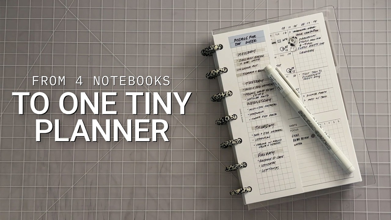 A Week in the Life Using HP Mini + Horizontal Inserts | Cloth & Paper