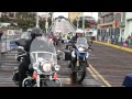 2010 Irish Route 66'ers arrive at Santa Monica Pier under Police Escort